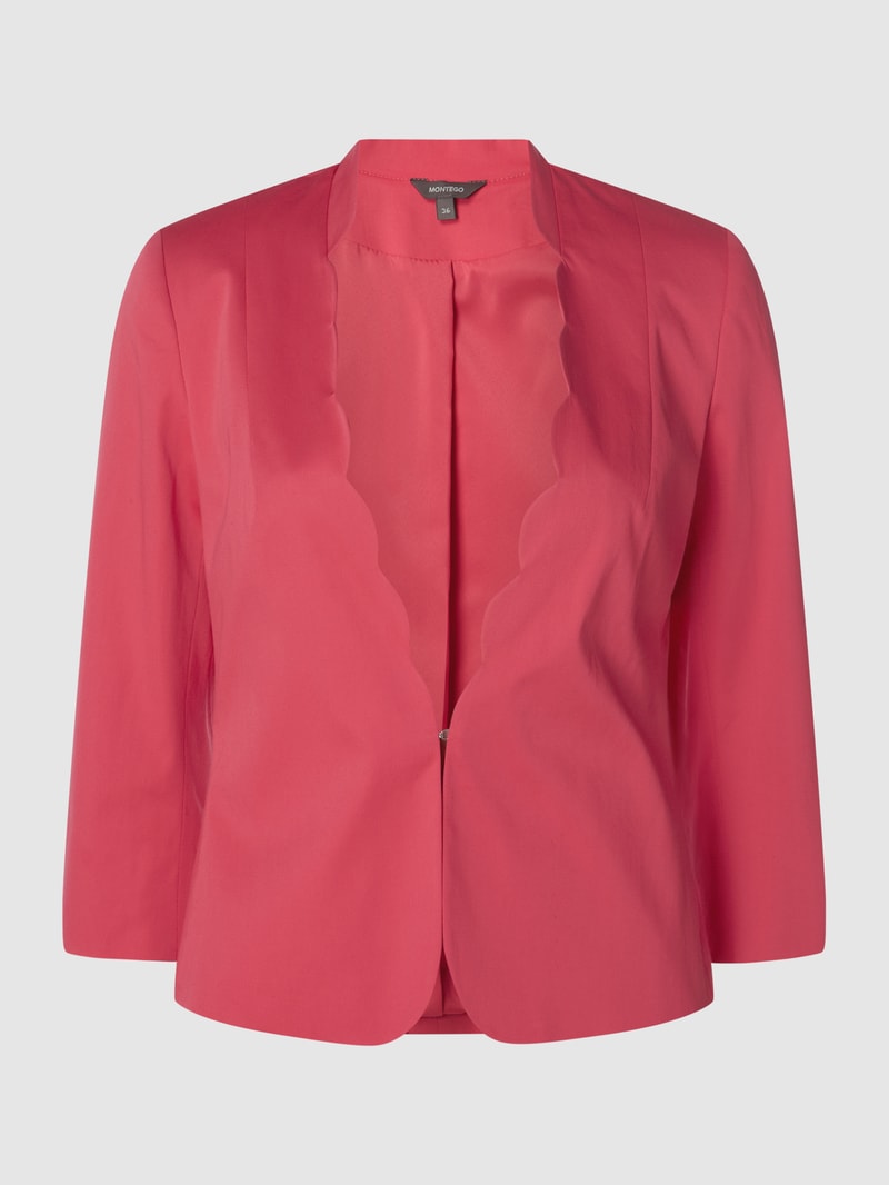Blazer mit Hakenverschluss in pink