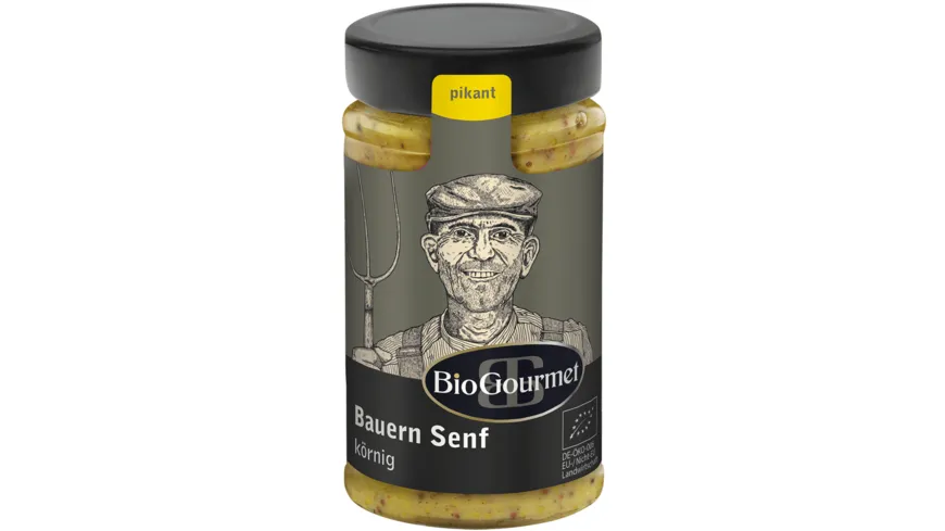 BioGourmet Bauern Senf körnig 200 ml