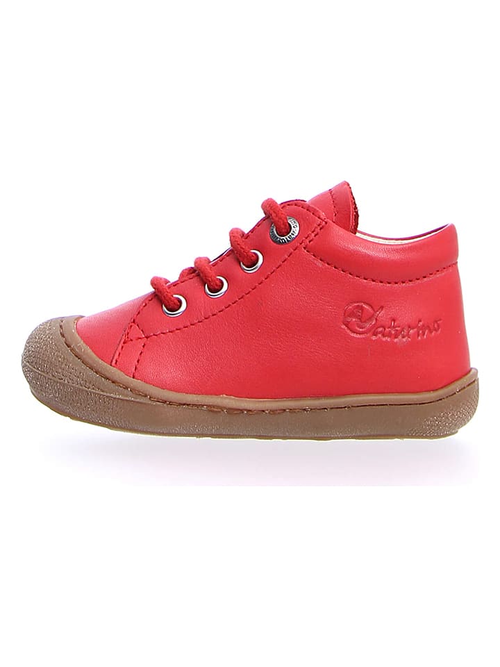 Naturino Leder-Sneakers in Rot günstig kaufen