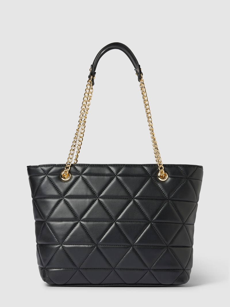 Shopper mit Steppnähten Modell 'CARNABY' in black