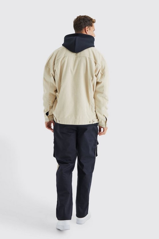 Tall Oversize Cord-Jacke