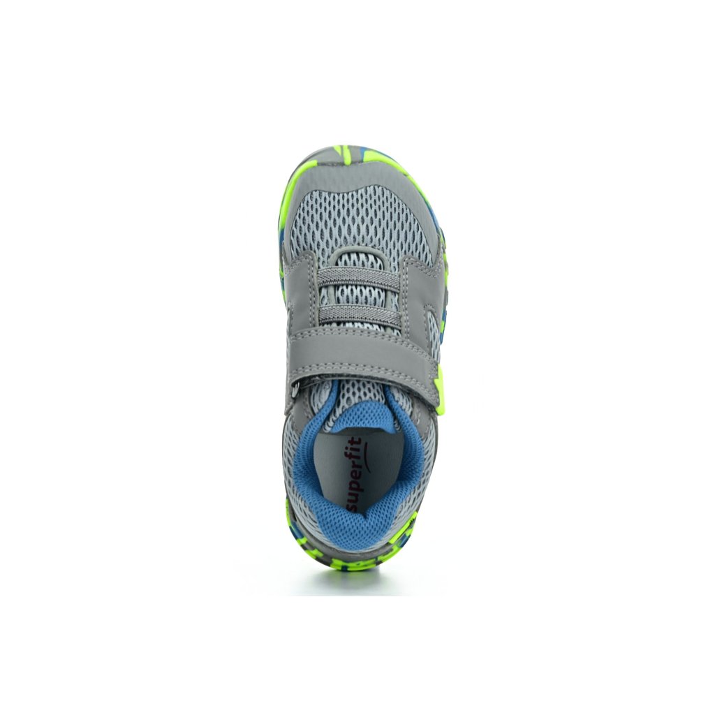Superfit Trace Hellgrau/Gelb Barfußsneakers