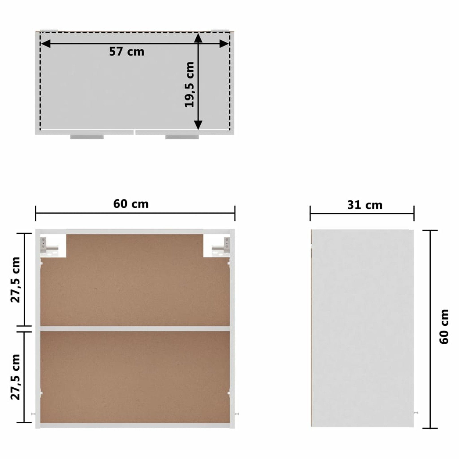 vidaXL Mehrzweckschrank