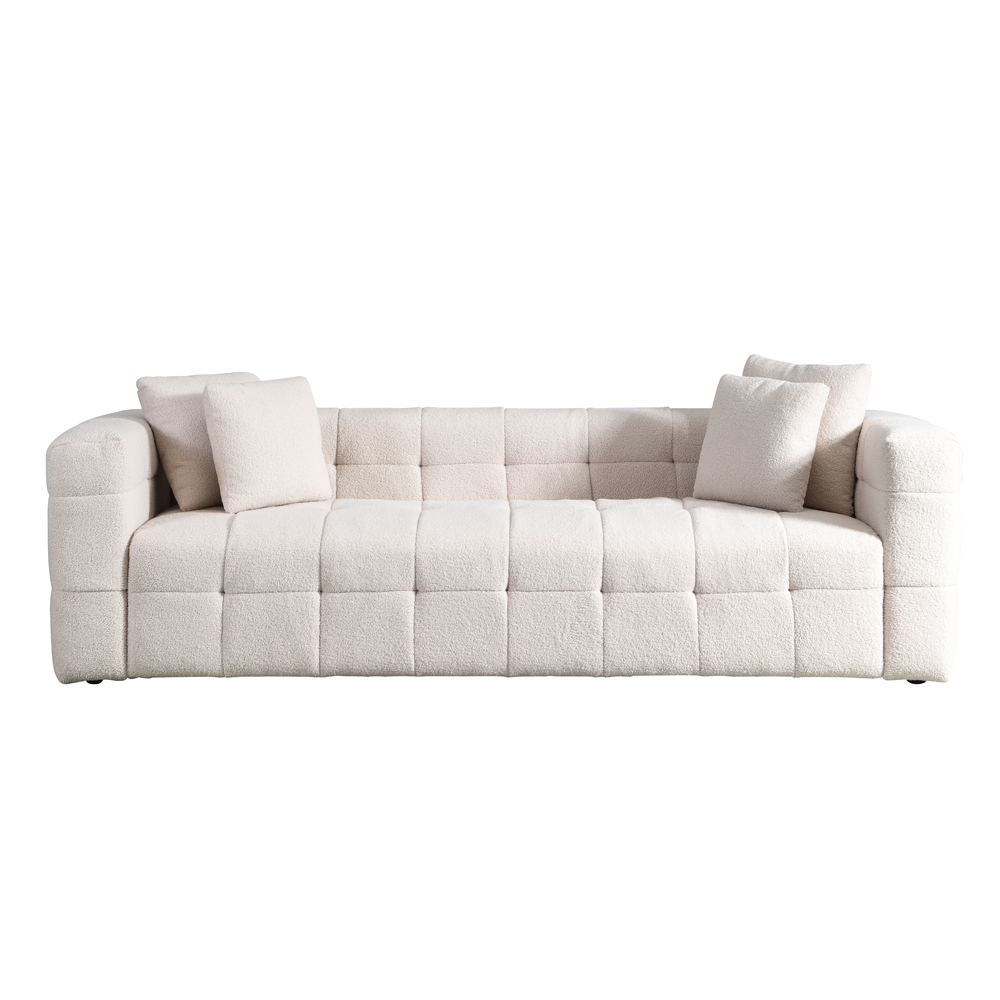 Home Deluxe Teddy Sofa COMO - Beige