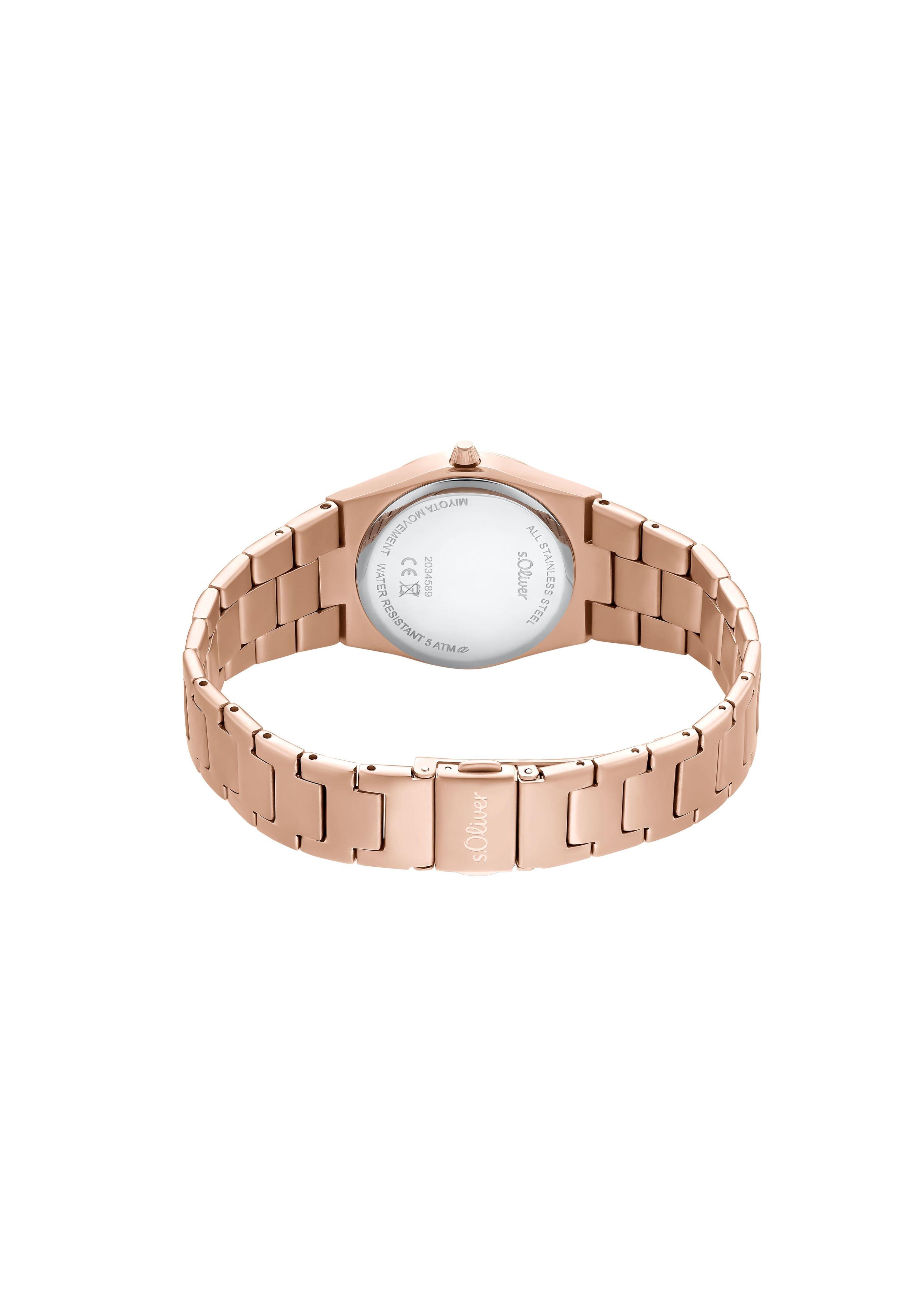 Edelstahluhr mit Zirkonia  6007548-44B0