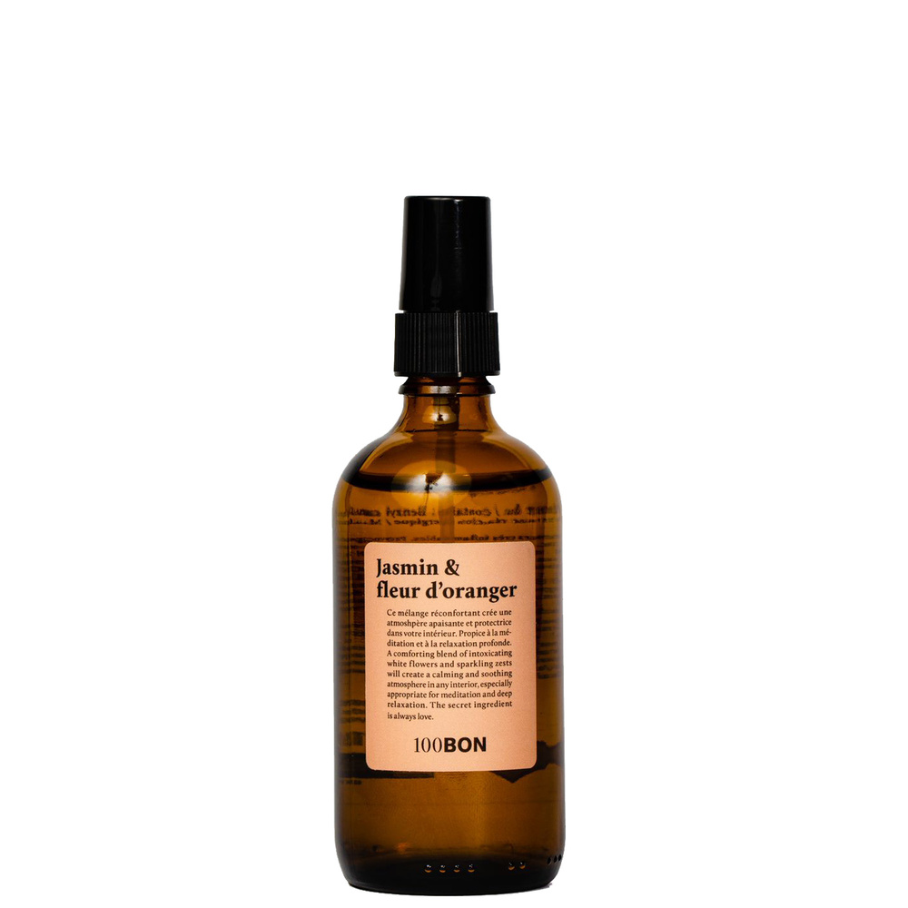 100Bon Jasmin & Fleur d’Oranger apaisants – Home Spray 100ML Les brumes parfumées