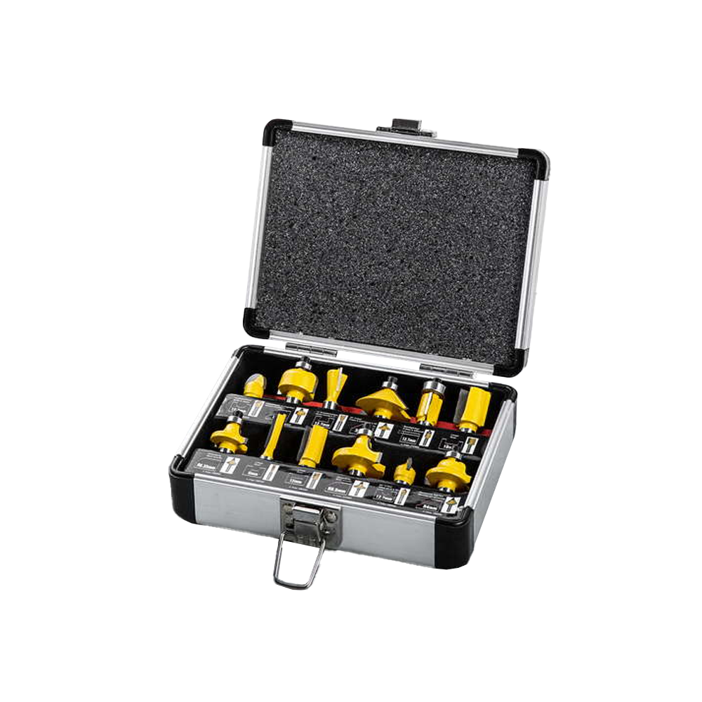 Kraft Werkzeuge Fräser-Set - 12tlg.