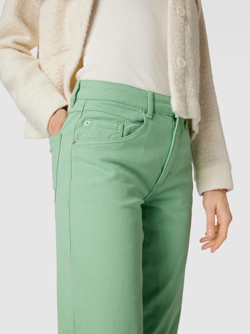 Jeans im 5-Pocket-Design Modell 'Elli' in lindgrün