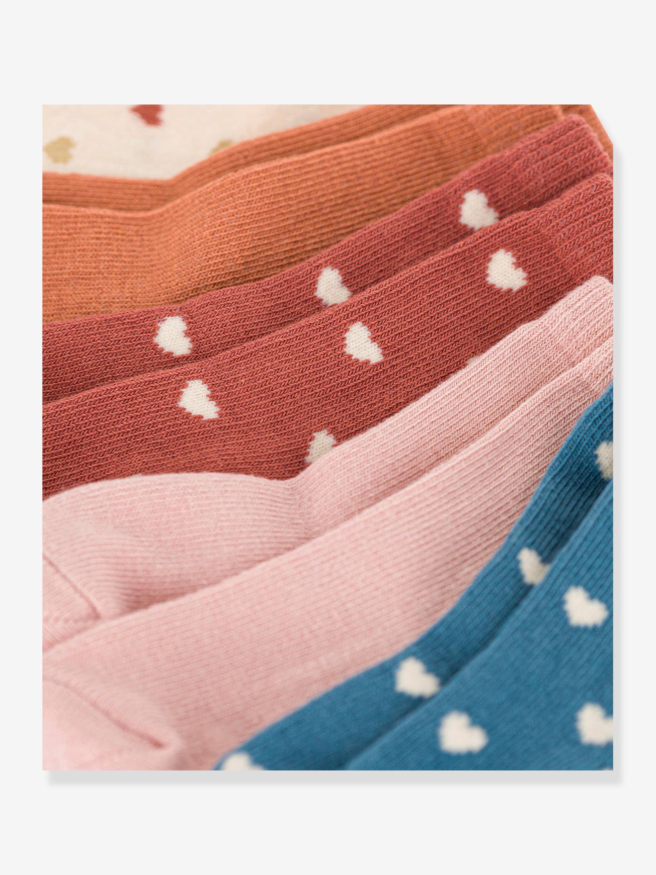 Petit Bateau 5er-Pack Baby Socken mit Herzen PETIT BATEAU - mehrfarbig