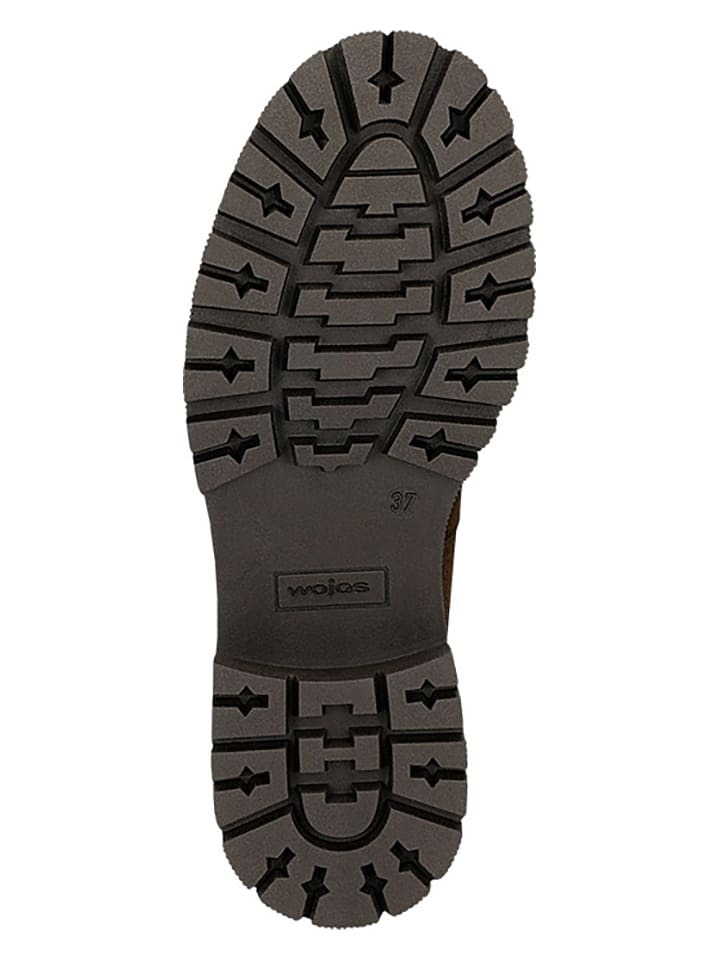Wojas Leder-Mokassins in Braun günstig kaufen