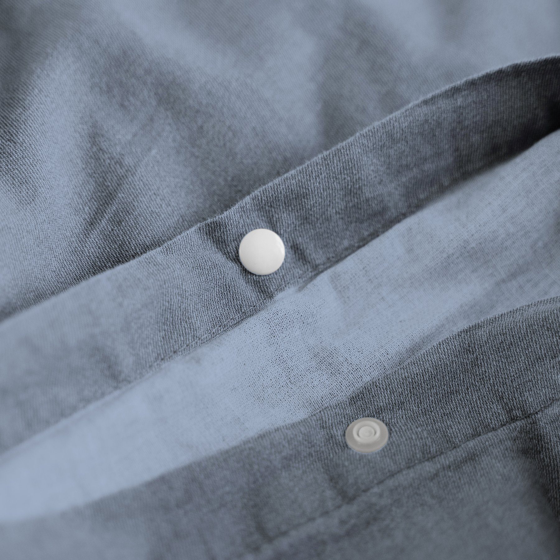 Bettwäsche Denim Stone Washed Bettbezug & Kissenbezüge, Sitheim-Europe, Baumwolle, 2 teilig, 100% Baumwolle