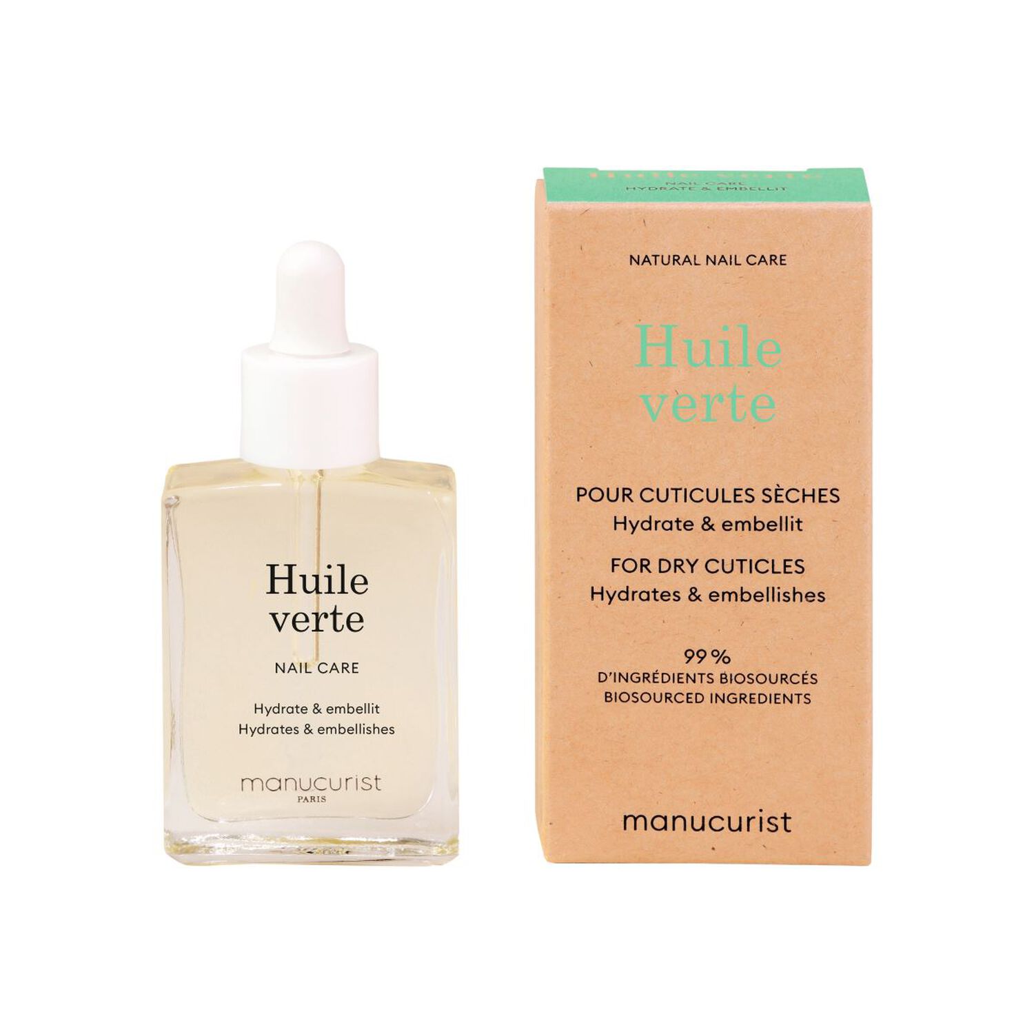 Manucurist Huile Verte Hydrate et Embellit 15 ml