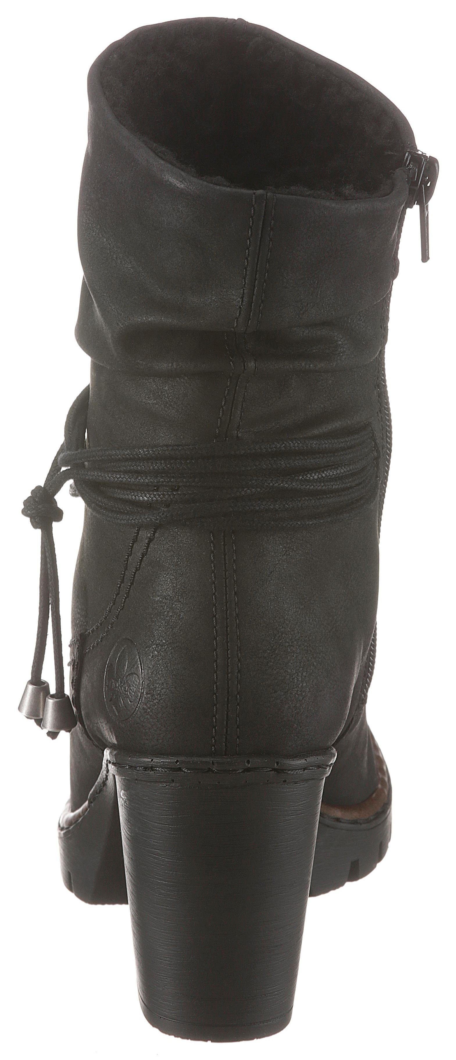 Rieker Winterstiefelette mit gerafftem Schaft