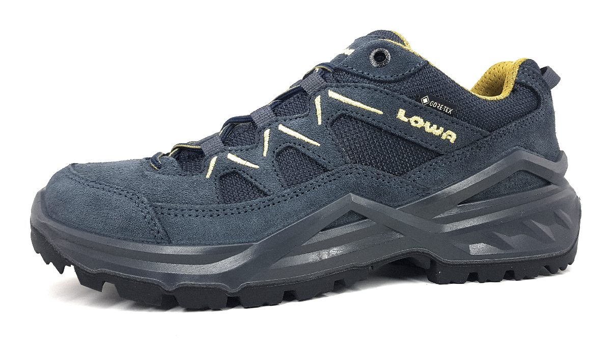 Lowa Sirkos Evo GTX Low 310805/9785 Grau 9785 Blau Senf