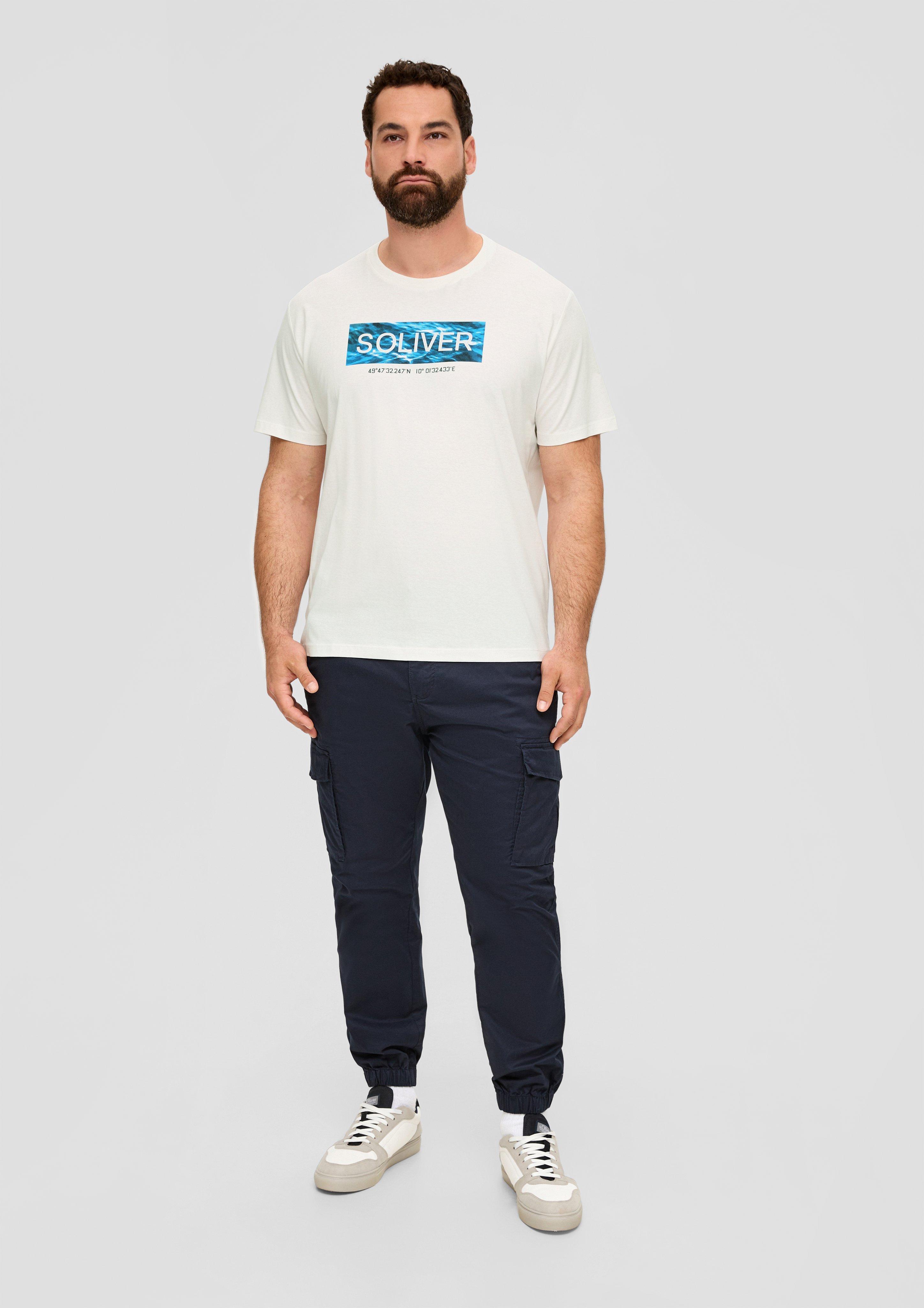 Jerseyshirt mit Front-Print  2139642-01D1