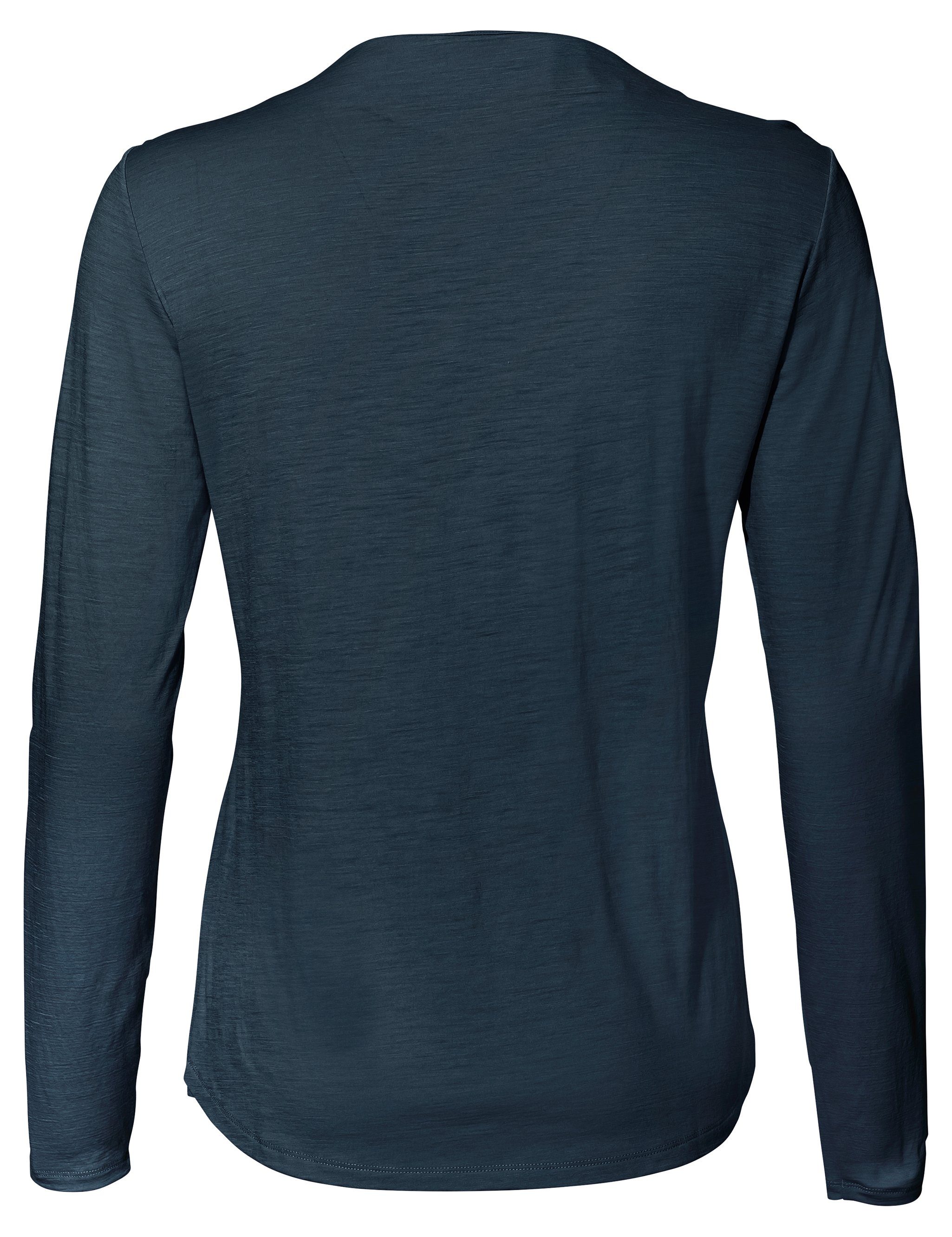 VAUDE T-Shirt Women's Yaras LS Wool Shirt (1-tlg) Grüner Knopf
