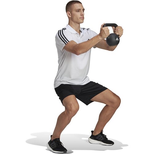 HERREN POLO TRAIN ESSENTIALS PIQUÉ 3-STREIFEN TRAINING