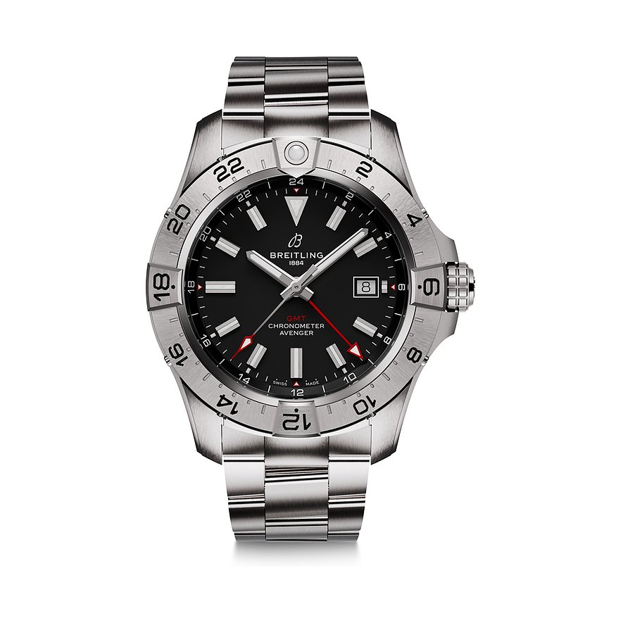 Breitling Herrenuhr Avenger Automatic GMT 44