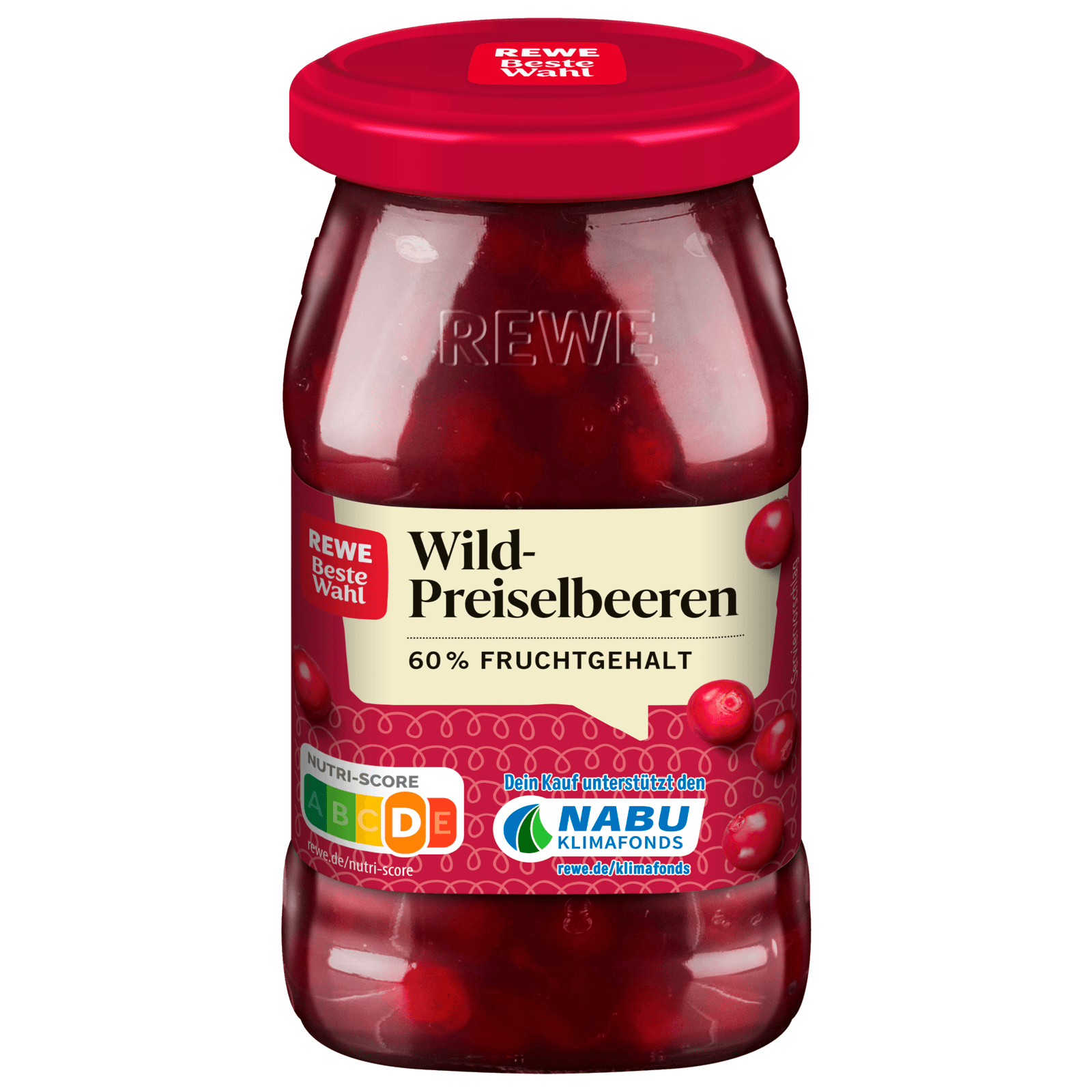 REWE Beste Wahl Wild-Preiselbeeren 212ml