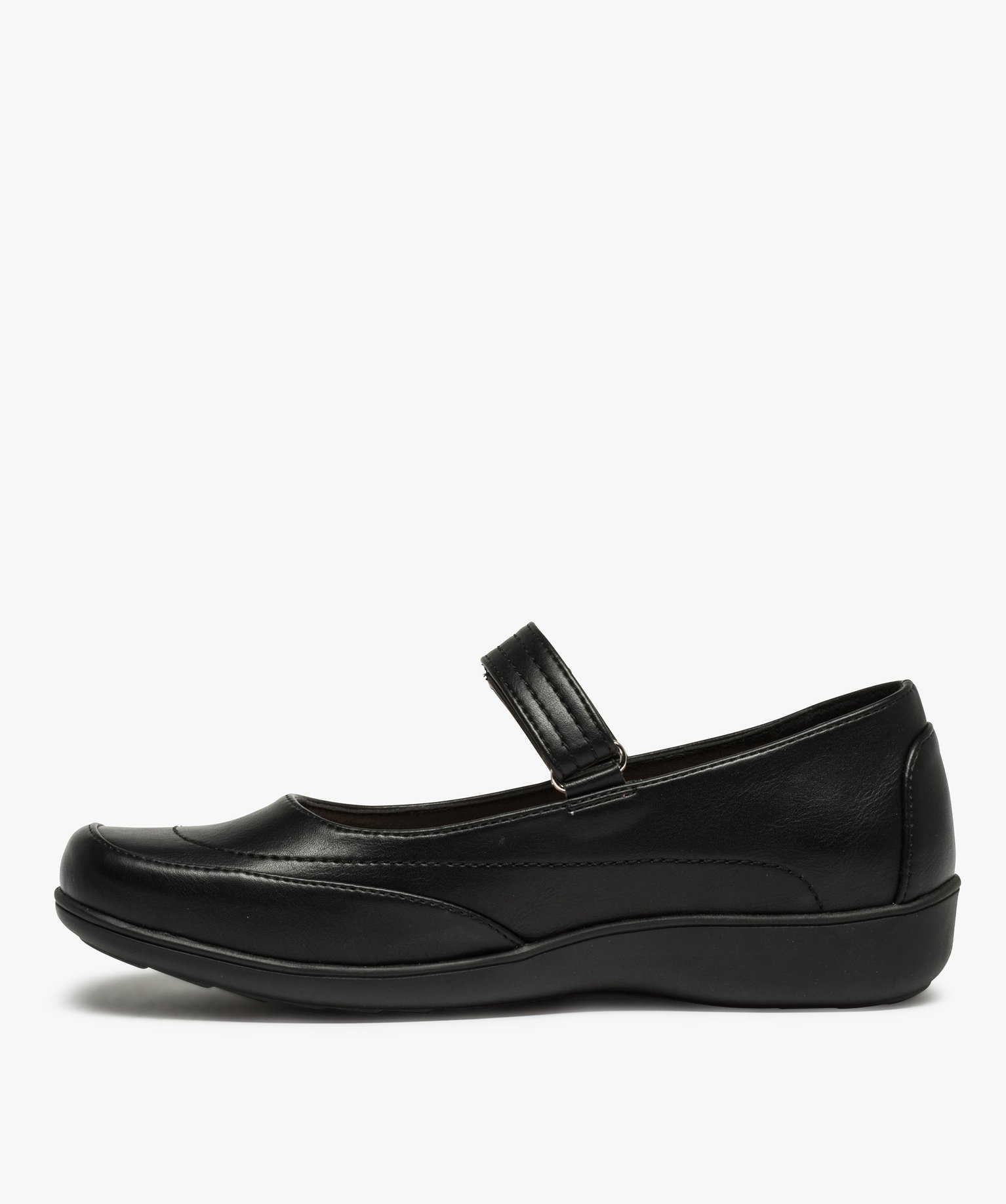 Babies femme confort à talon plat et dessus uni noir | GEMO