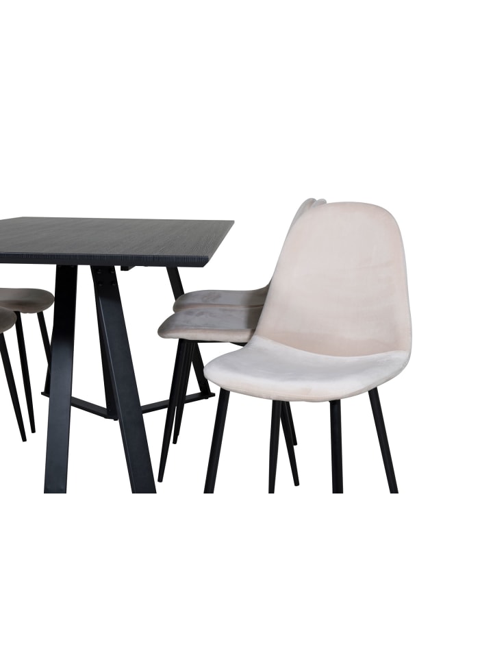 ebuy24 Essgruppe Marina 27 (7-teilig) Beige 90 x 180 cm günstig kaufen onesize