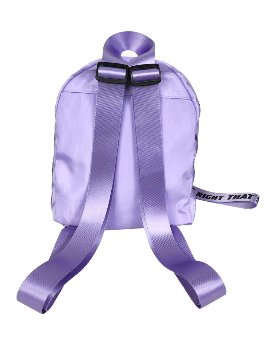 Rucksack mit Spruchband