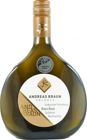 2022 Volkacher Kirchberg Bacchus Spätlese feinherb - Weingut Andreas Braun