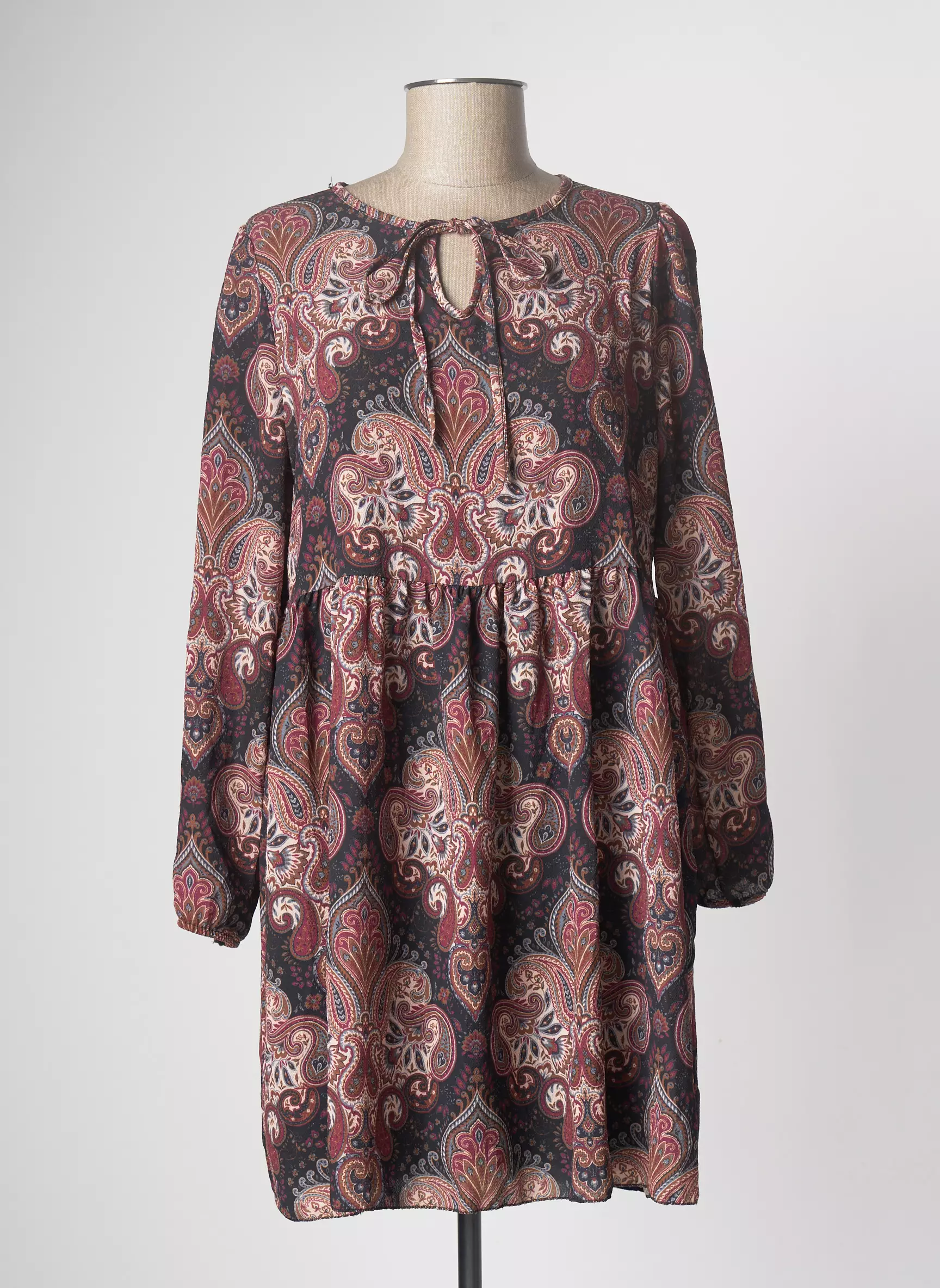 Hailys Robes Mi Longues Femme couleur noir