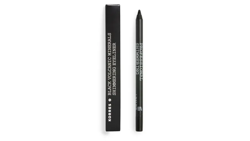 KORRES Black Volcanic Minerals Shimmering Eyeliner 1.2 g 1 - shimmering black