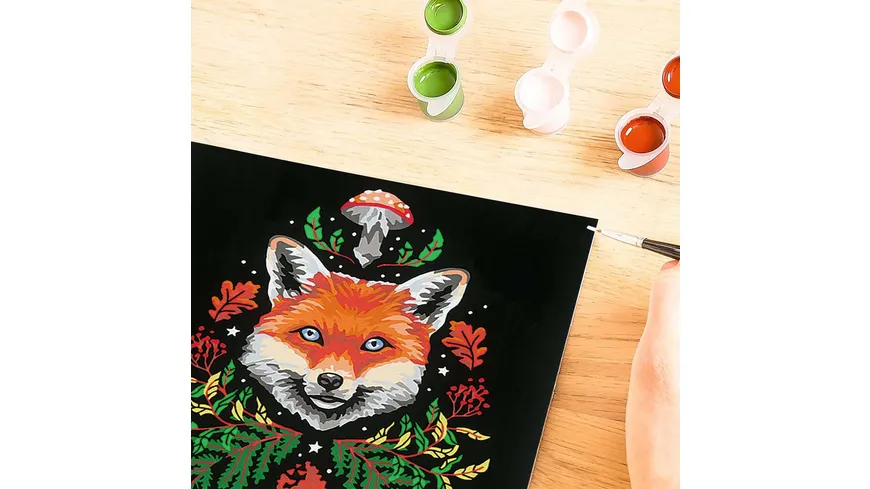 Ravensburger Beschäftigung - CreArt - Malen nach Zahlen – Pixie Cold: Fox – ab 12 Jahren
