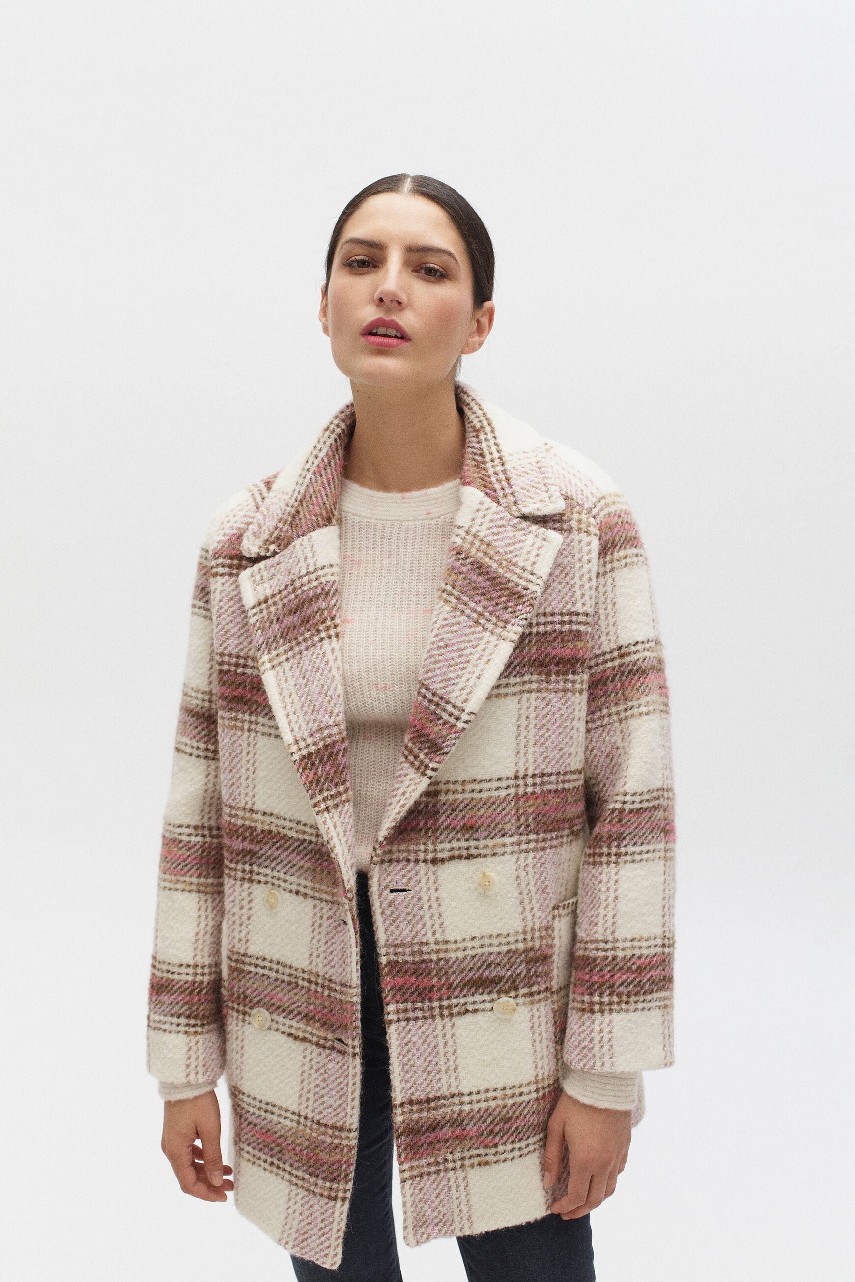 manteau benny ecru femme