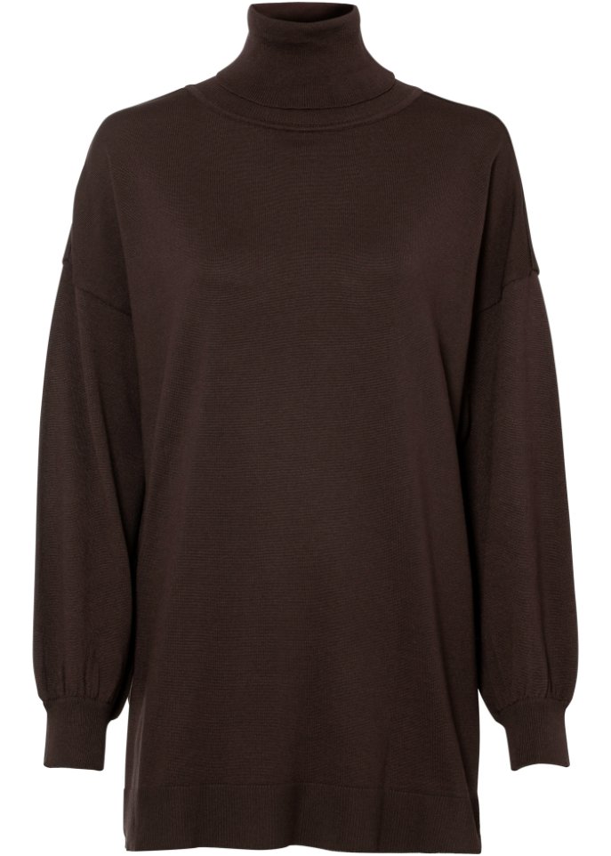 Langer Rollkragenpullover