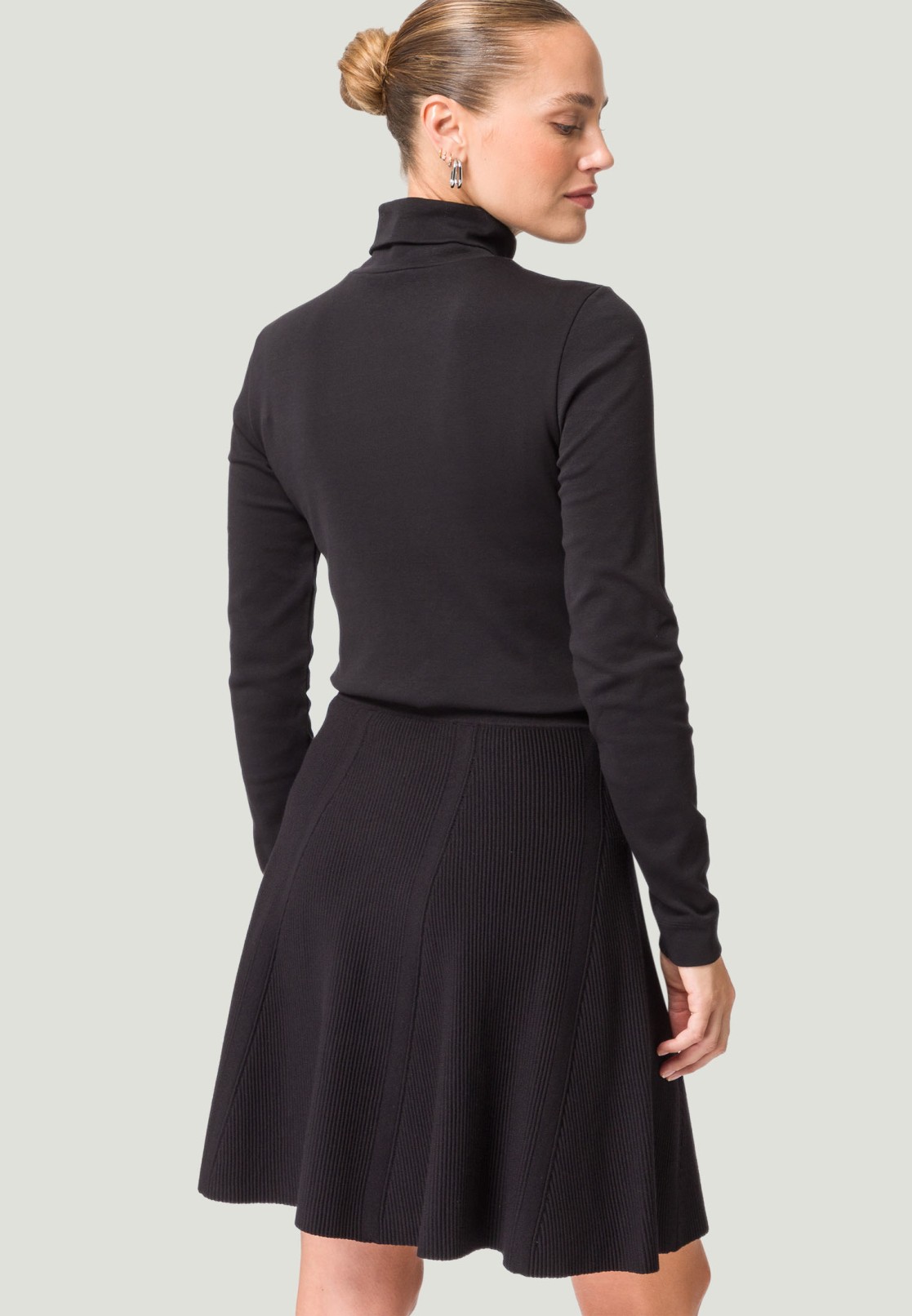 Basic Shirt mit Rollkragen