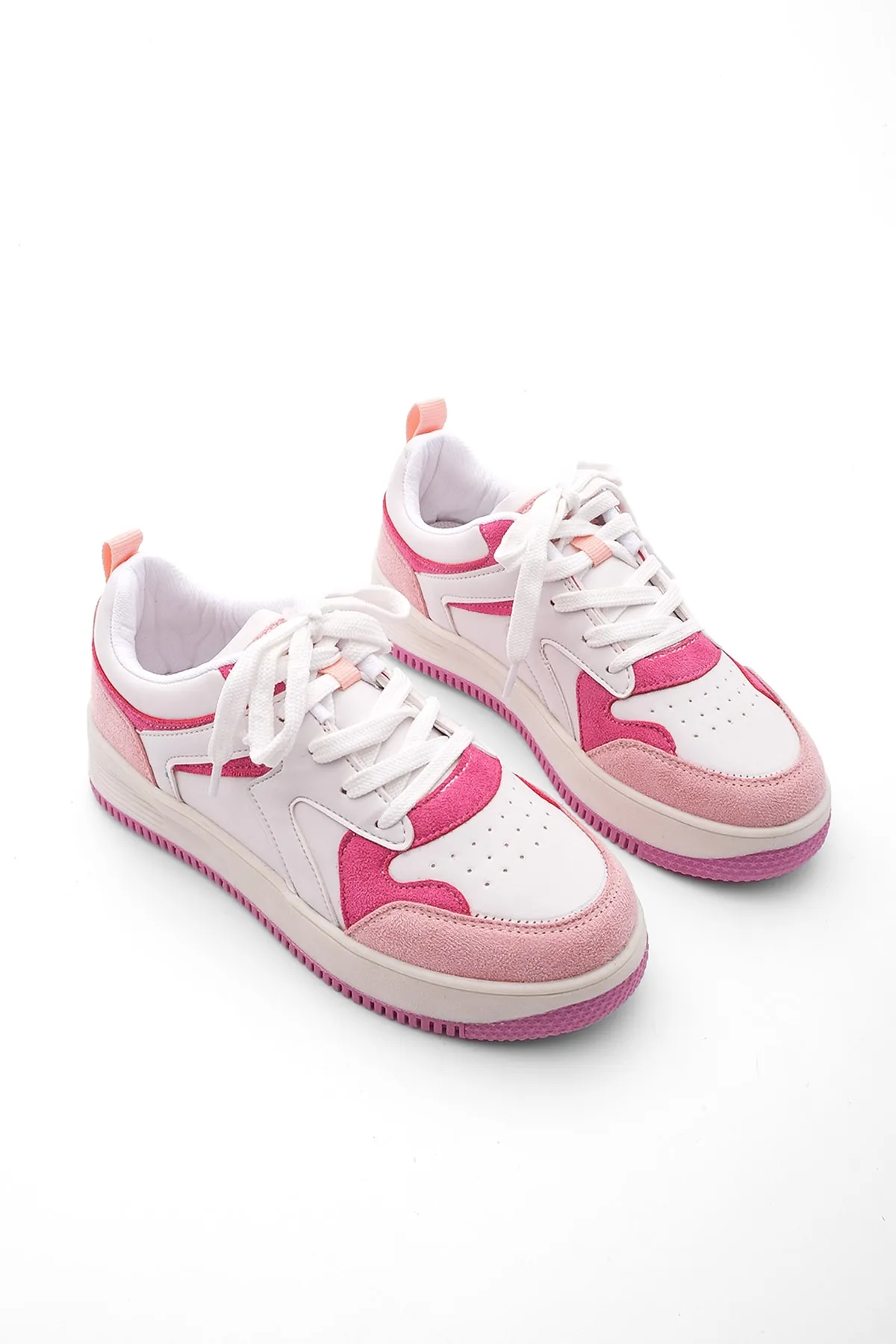 Marjin  Sneaker - Rosa - Flacher Absatz