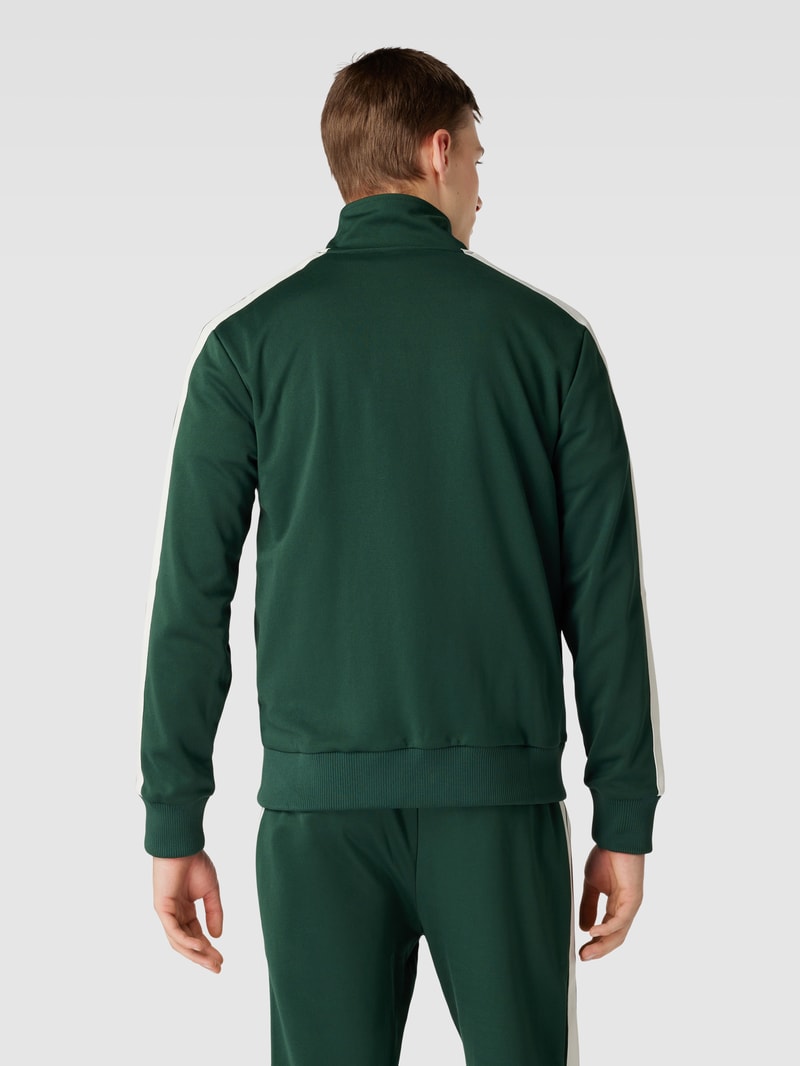 Trainingsjacke mit Eingrifftaschen Modell 'SCHIANVONE' in dunkelgrün