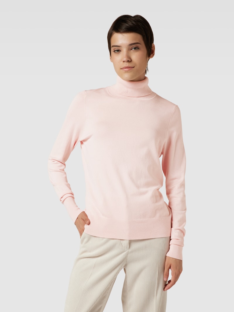 Longsleeve mit Rollkragen in rosa