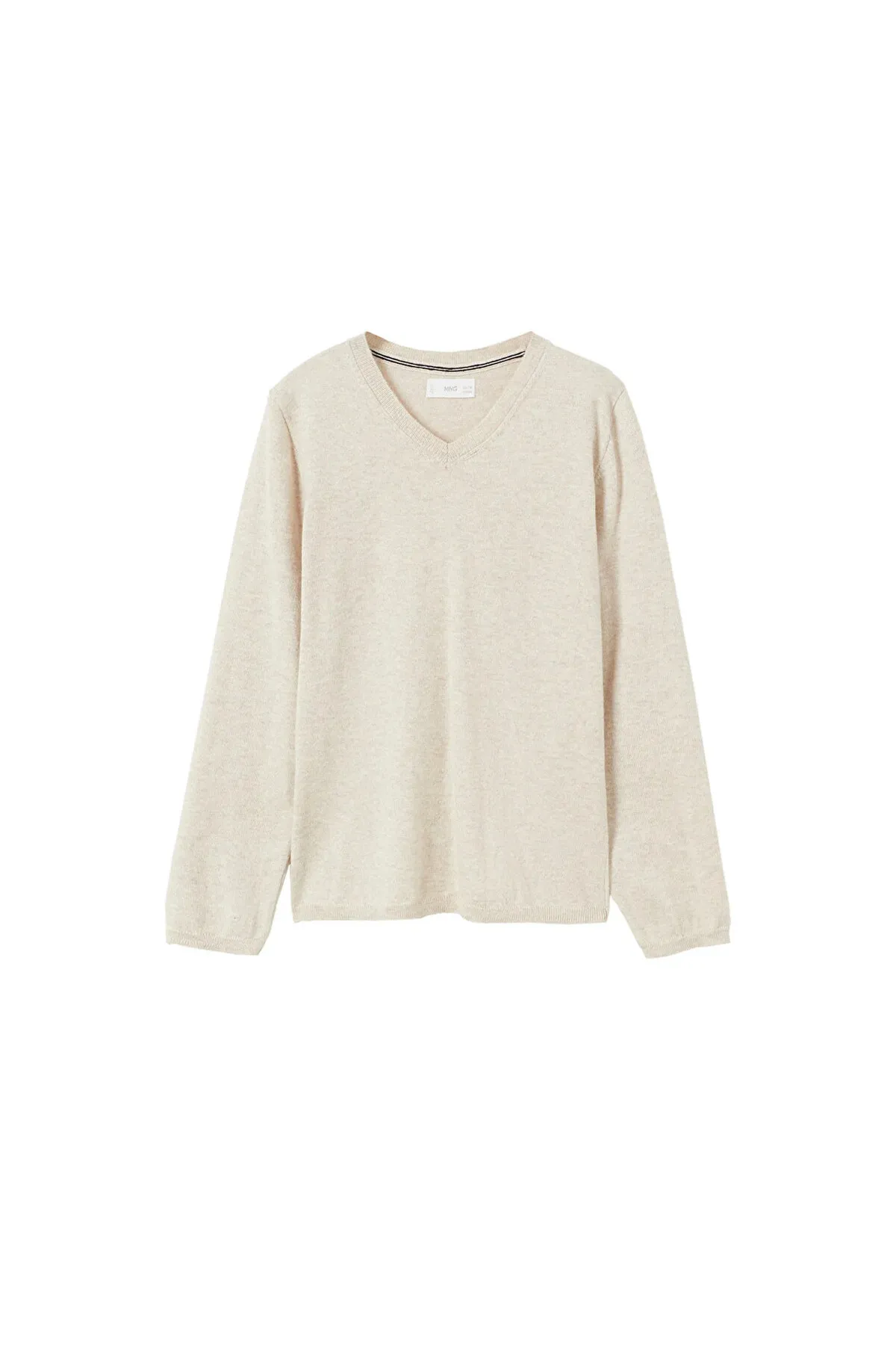 MANGO Kids  Strickweste - Beige - Regular Fit