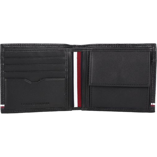 TOMMY HILFIGER TH Central Geldbörse RFID Schutz Leder 12 cm