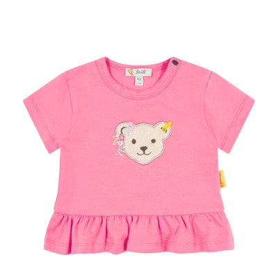 T-Shirt kurzarm, pink für Mädchen