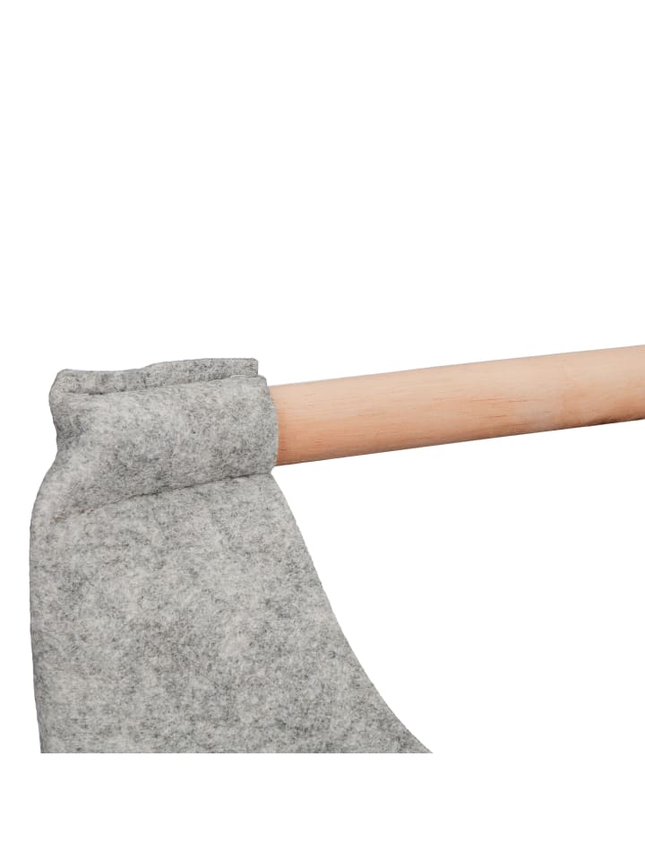 relaxdays Wäschesammler in Hellgrau/ Natur - (B)62 x (H)68 x (T)34,5 cm günstig kaufen onesize