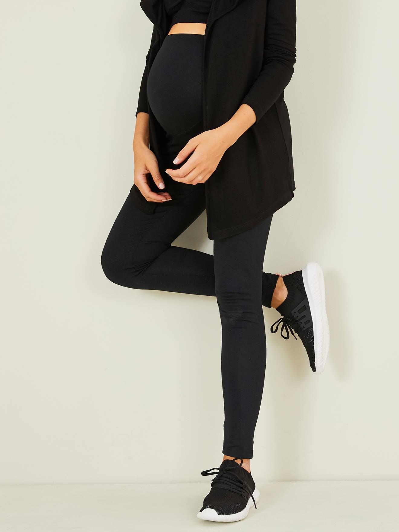 Legging long de grossesse noir