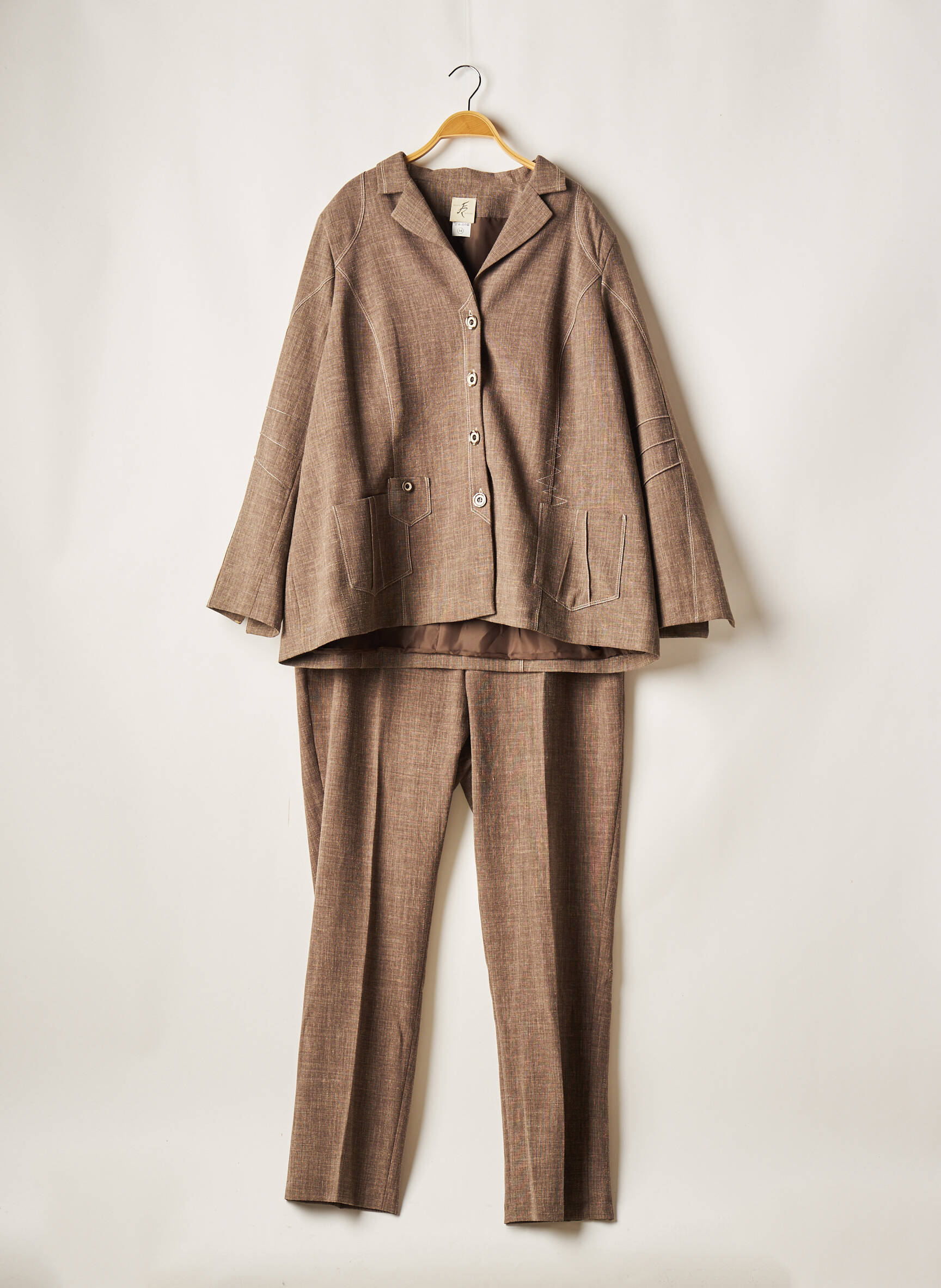 France Rivoire Pantalon Veste Femme couleur marron