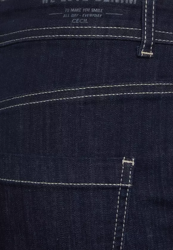 CECIL Slim Fit Denim mit Wide Legs