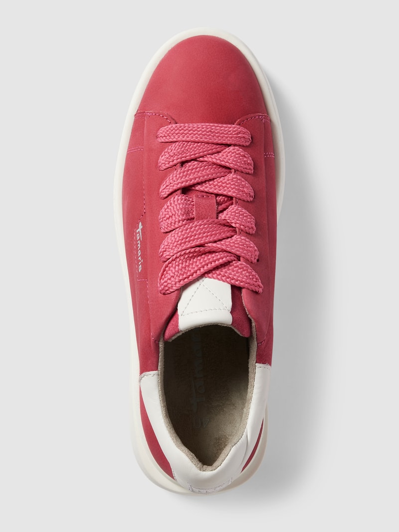 Sneaker mit Label-Details Modell 'Pink' in pink