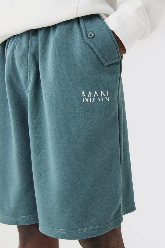 Oversize Man Jersey-Shorts