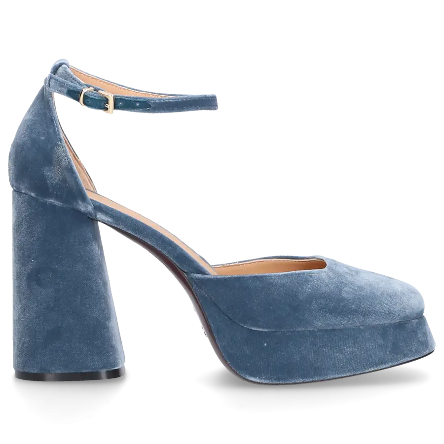 Roberto Festa - Pumps NICLA Samt - blau