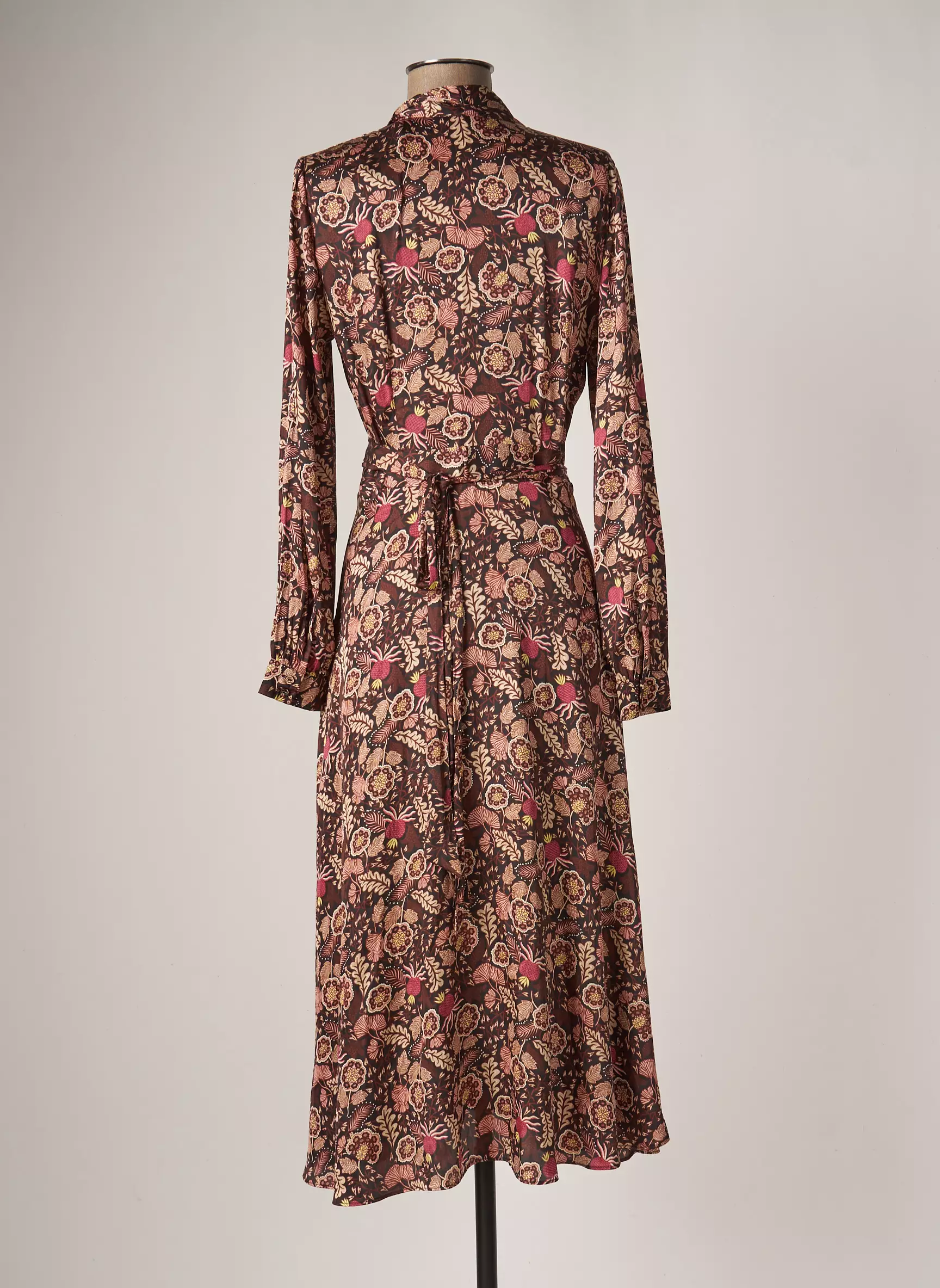 Maison Scotch Robes Longues Femme couleur marron