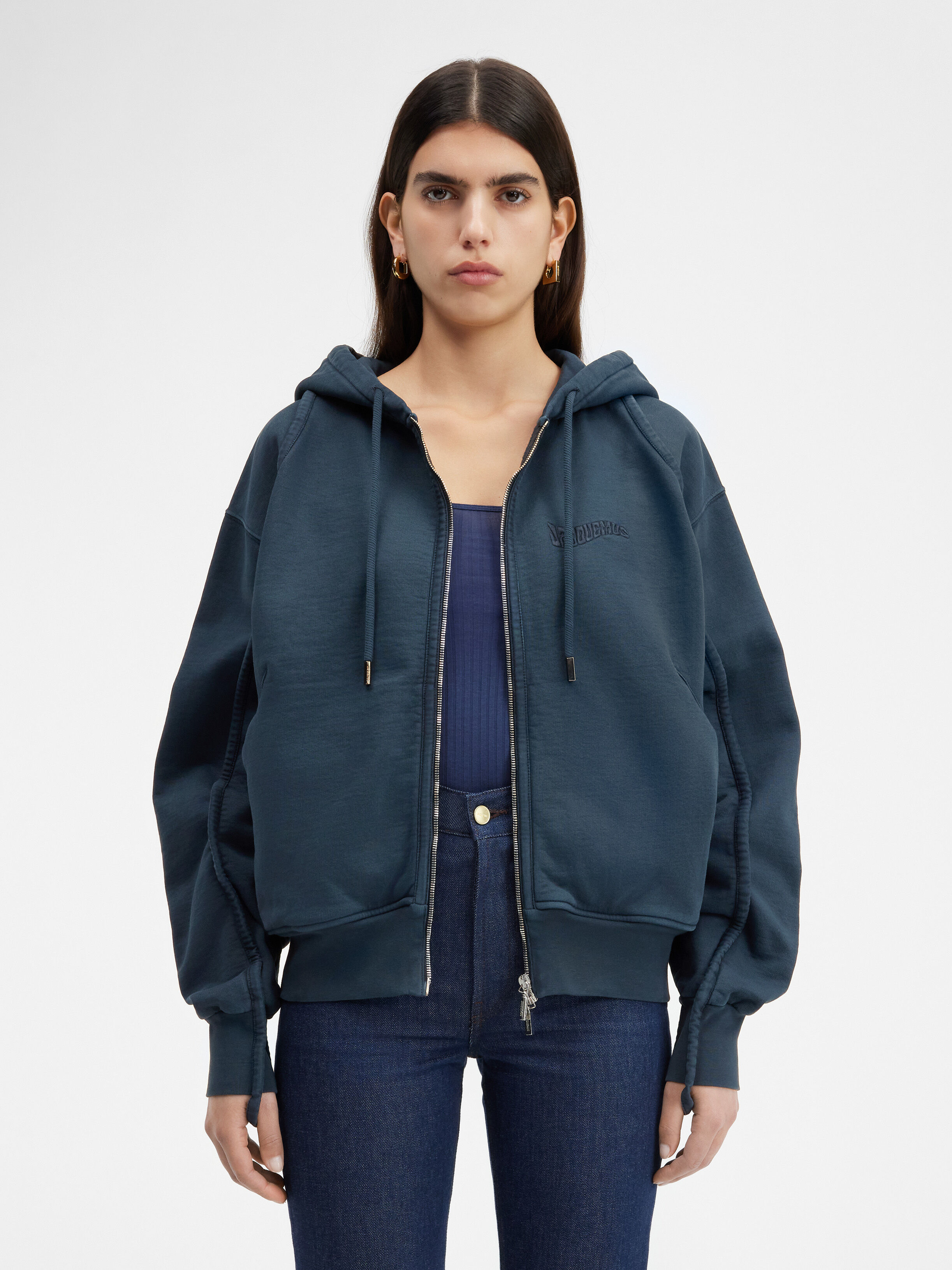 Le sweater Camargue zippé