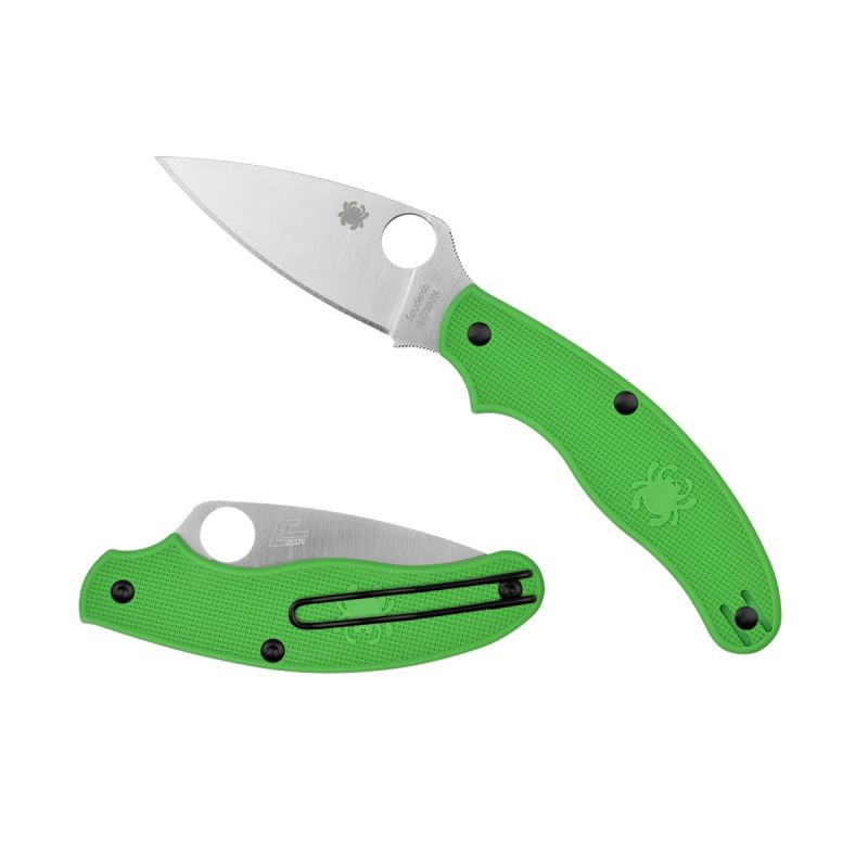 Spyderco UK Penknife Salt Green Plain C94PGR