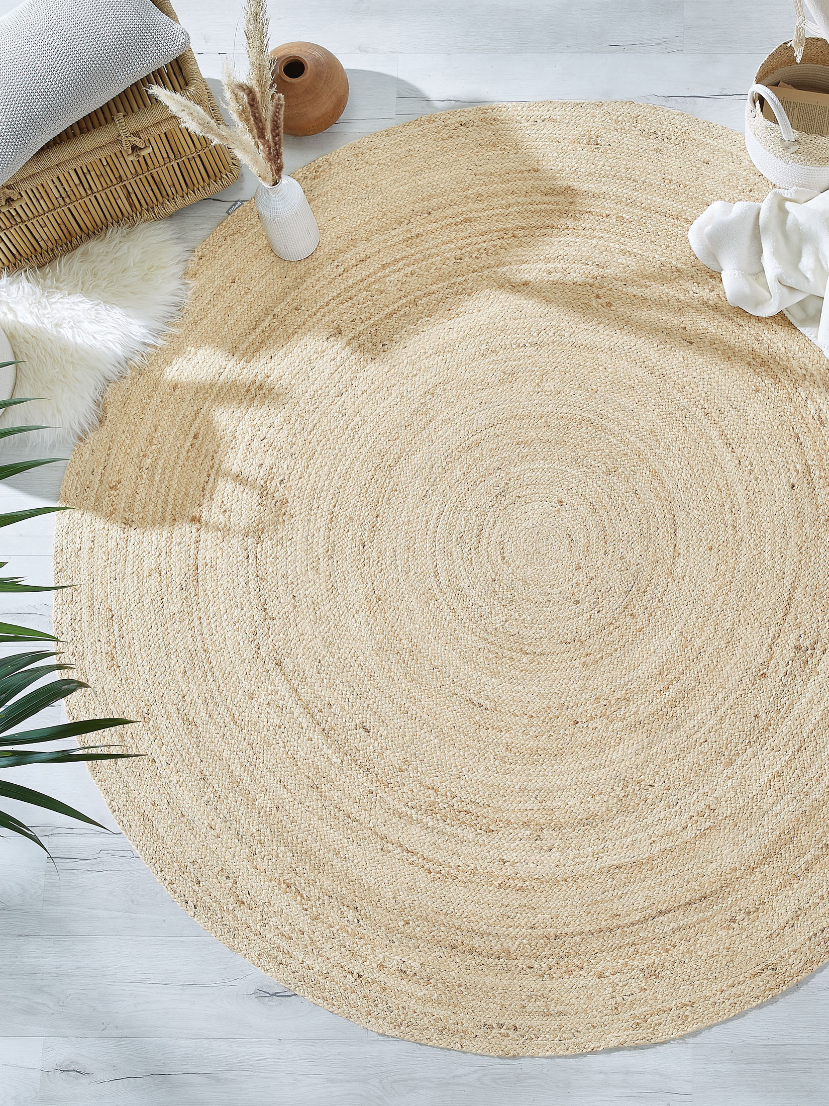 Manacor Jute-Teppich, Hellbeige